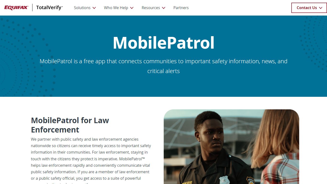 MobilePatrol | TotalVerify - Equifax